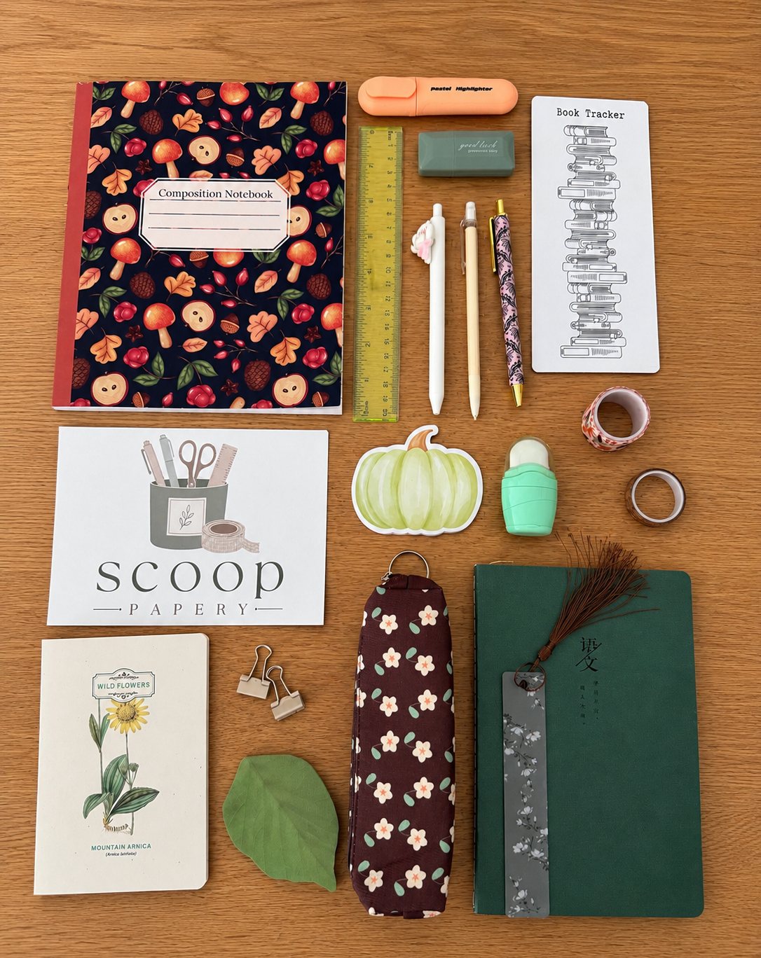 Autumn stationery box